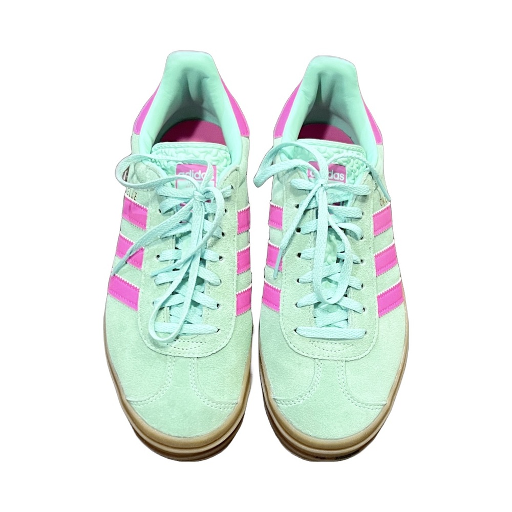 Adidas Women's Gazelle Mint Green - Picture 3 of 4
